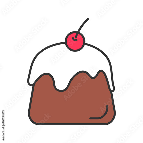 Pudding color icon