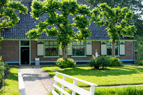 Traditional dutch house at Arnhem open air and national heritage museum, in Arnhem, Netherlands