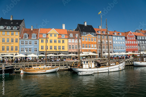Colourful facades along Nyhavn, Copenhagen © schame87