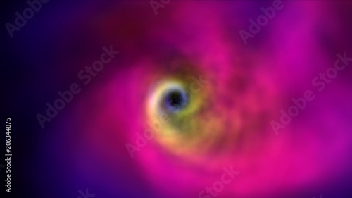 Fototapeta Naklejka Na Ścianę i Meble -  swirl abstract space ray