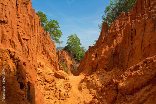 The Bong Lai or Suoi Tre Red Canyons near Mui Ne in south central Bình Thuan Province, Vietnam
 photo