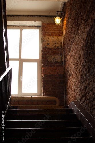 Tablou pe pânză beautiful light in the interior, light bulbs illuminate the apartment