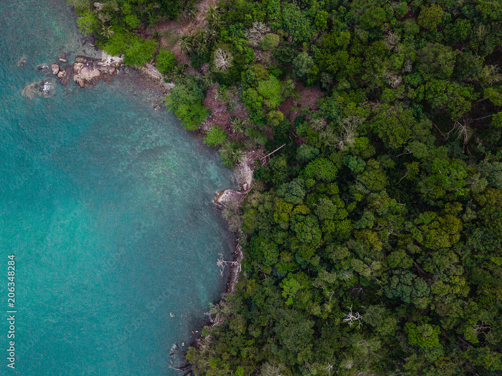 Tropical island from aerial view. Koh Chang, Thailand Tropical island from aerial view. Koh Chang, Thailand