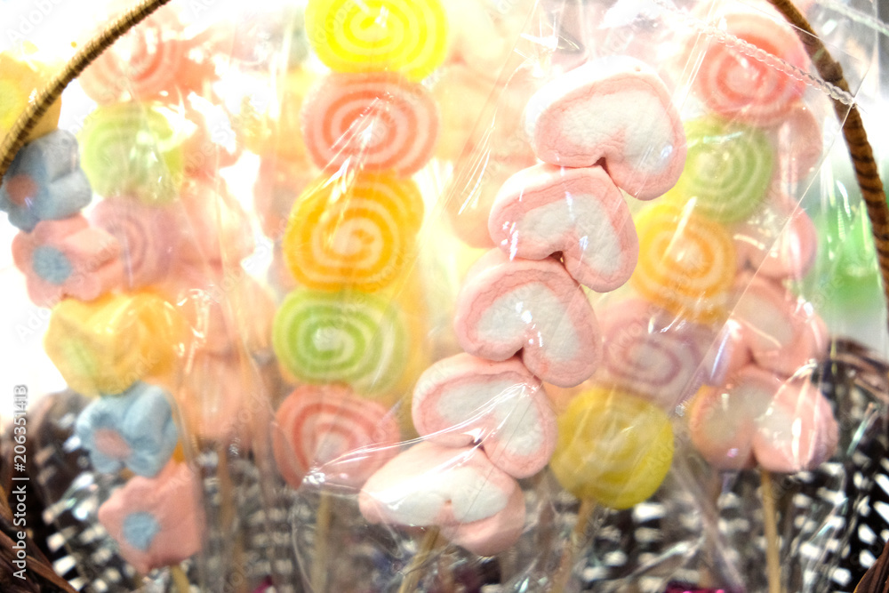 Colorful jelly sweet