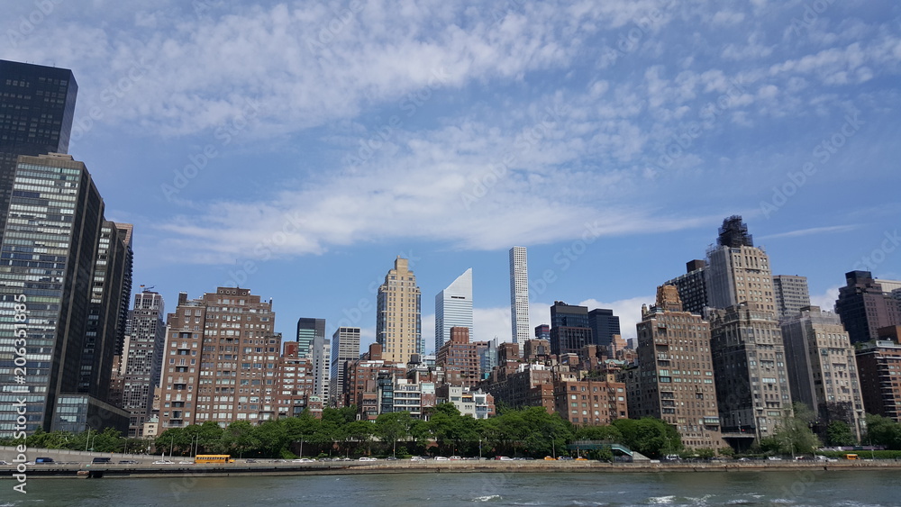 Fototapeta premium New York Skyline nice buildings architecture