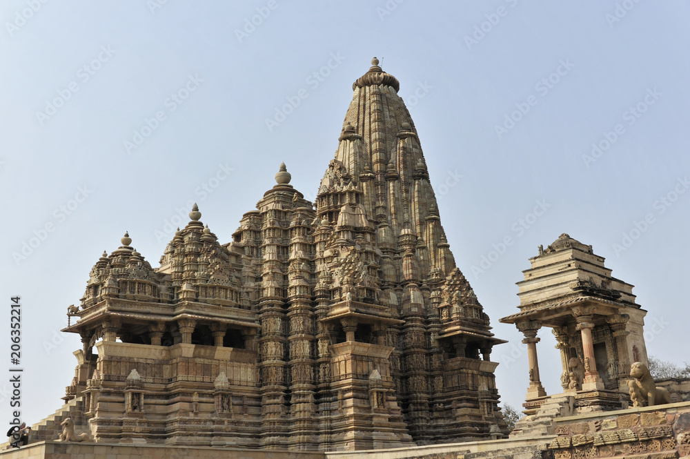 Tempelbezirk von Khajuraho, Unesco Weltkulturerbe, Madhya Pradesh, Indien, Asien