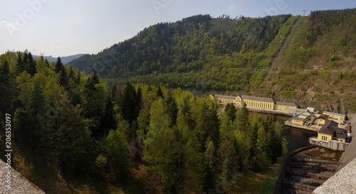 Huge Dam nice nature Germany Landscape