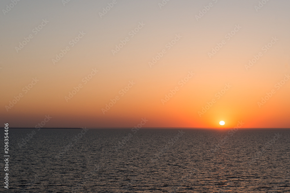 Obraz premium sunset over the Baltic Sea