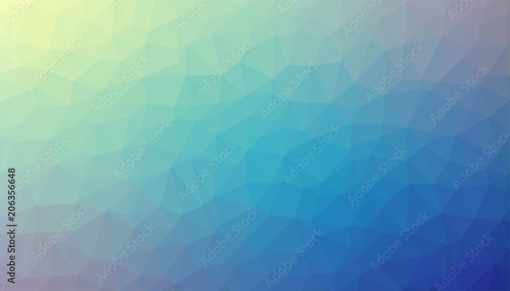 Blue triangulated background texture vector