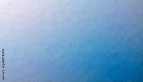 Billede på lærred Light blue triangulated background texture vector