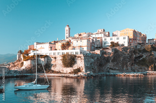 Fototapeta Naklejka Na Ścianę i Meble -  Bastia port in Corsica, France