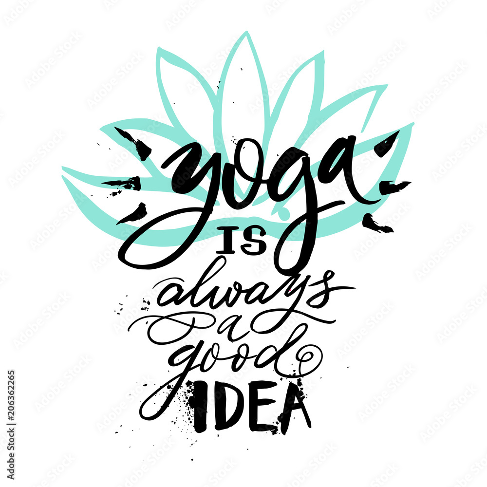 Poster yoga studio and meditation class logo, icons and design elements. Health care, sport and fitness design elements Poster yoga studio and meditation class logo, icons and design elements. Health care, sport and fitness design elements