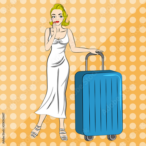 woman go to travel