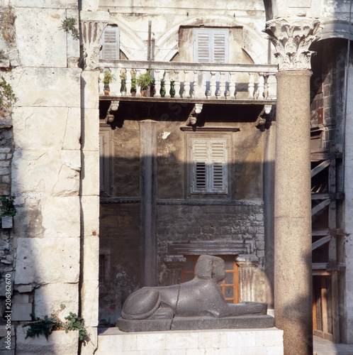 Jugoslawien / Kroatien / Split - Urlaub in Split, Kroatien, Jugoslawien 1970er Jahre. Vacation in Split, Croatia, Yugoslavia 1970s.