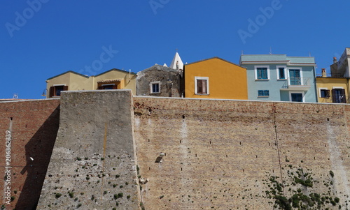 medieval - modern wall