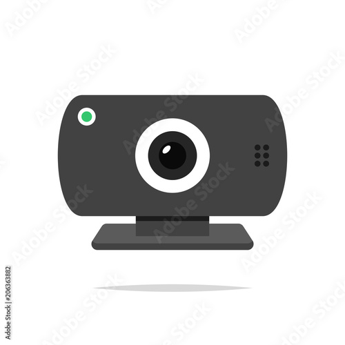Webcam vector isolated photo