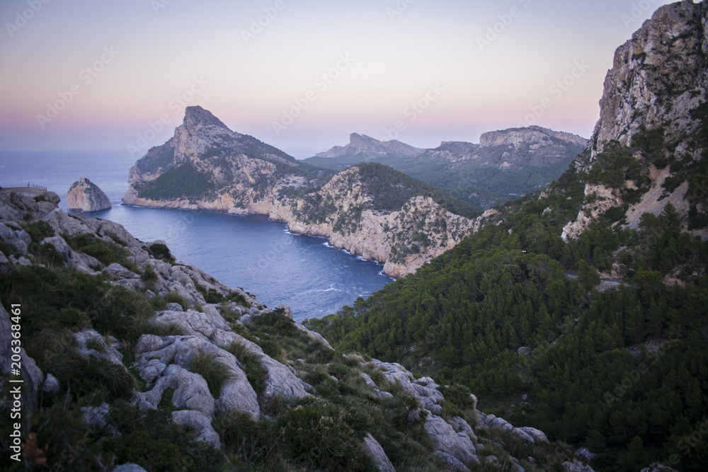 montañas cabo formentor