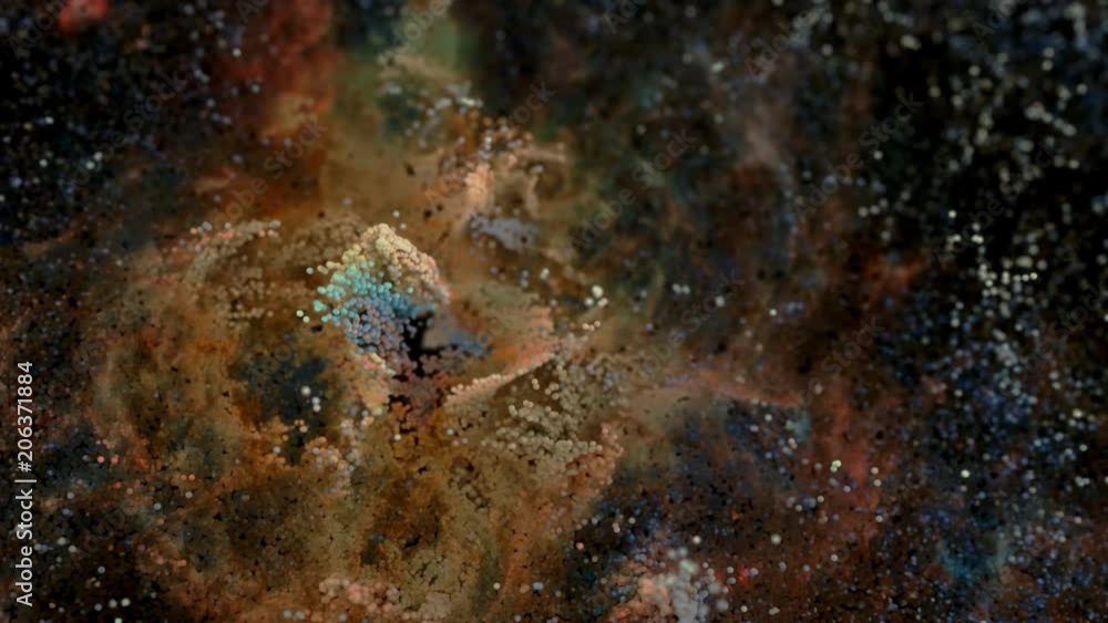 Unique Particle Cloud Render of the Tarantula Nebula. CG recreation. 4K. Unique Particle Cloud Render of the Tarantula Nebula. CG recreation. 4K.