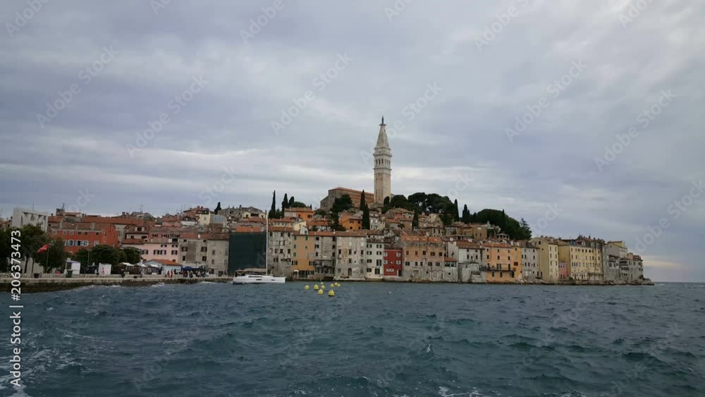 Church of St. Euphemia at waterfront of Rovinj, Croatia Church of St. Euphemia at waterfront of Rovinj, Croatia