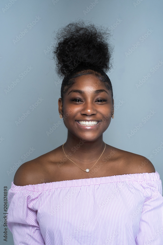 Teen African American Female Model Teen African American Female Model