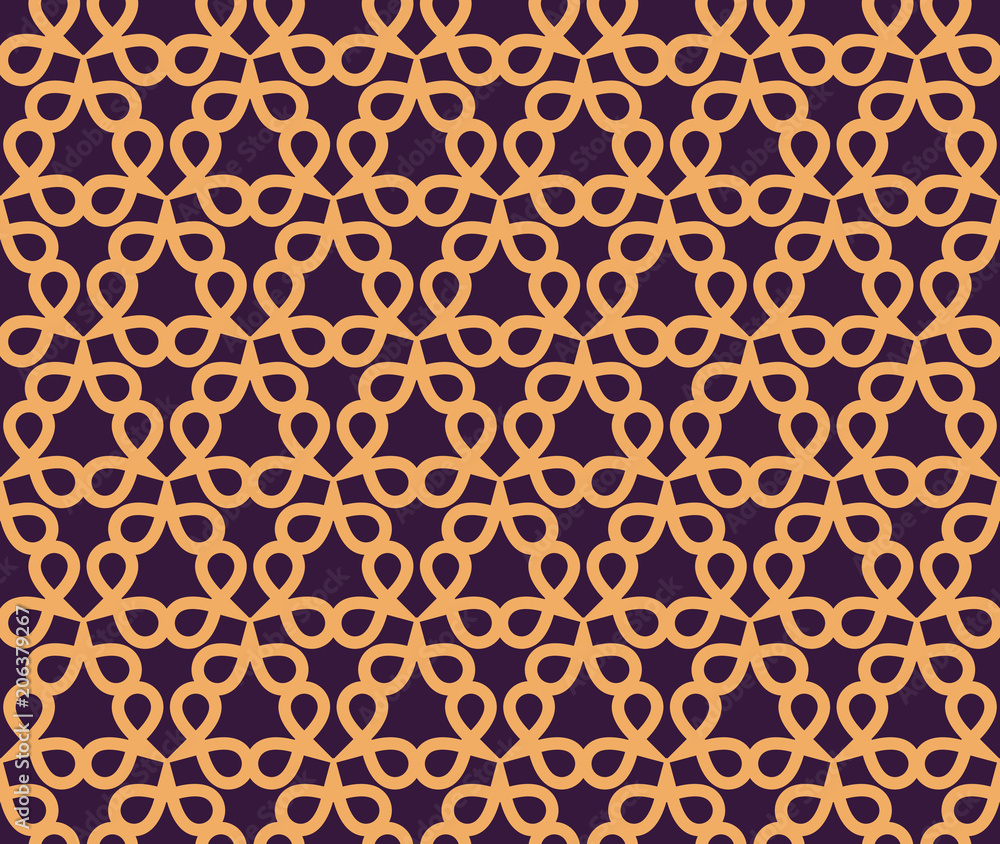 Vector seamless pattern. Modern stylish abstract texture. Repeat