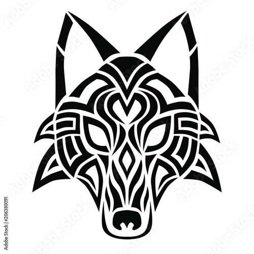Celtic Wolf head