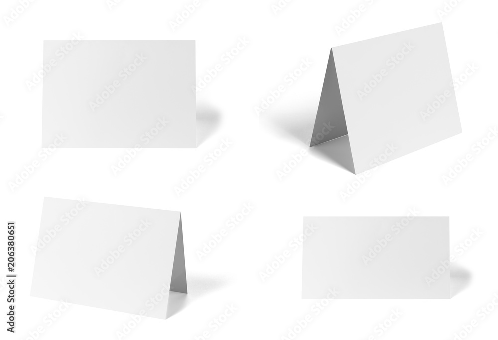 folded leaflet white blank paper template book desktop calendar folded leaflet white blank paper template book desktop calendar