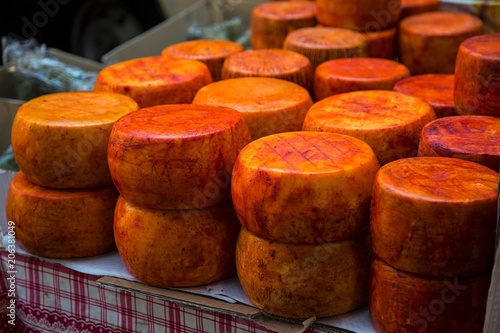 Wallpaper Mural close-up of spicy cheese shakes at market stall Torontodigital.ca