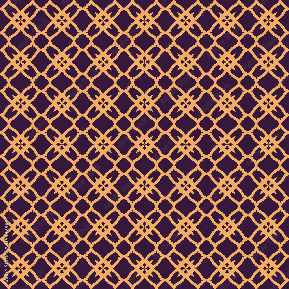 Fototapeta premium Vector seamless pattern. Modern stylish abstract texture. Repeat