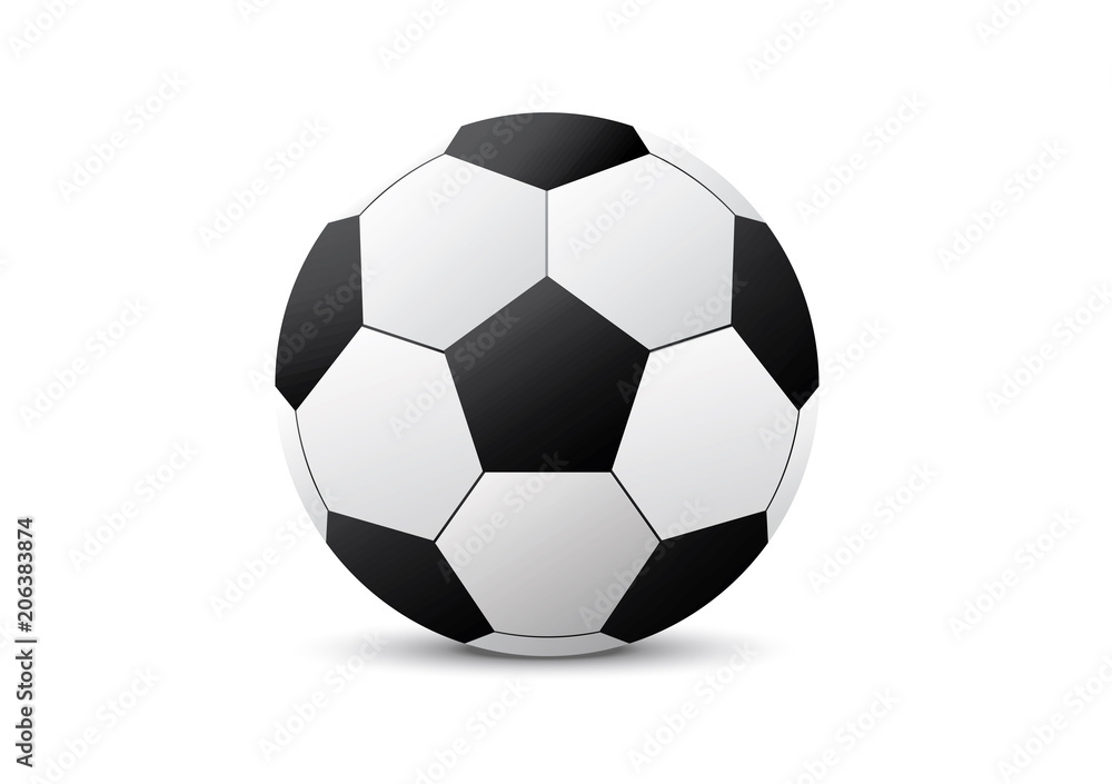 Realistic a football world cup isolated Set On White Background Illustration Realistic a football world cup isolated Set On White Background Illustration