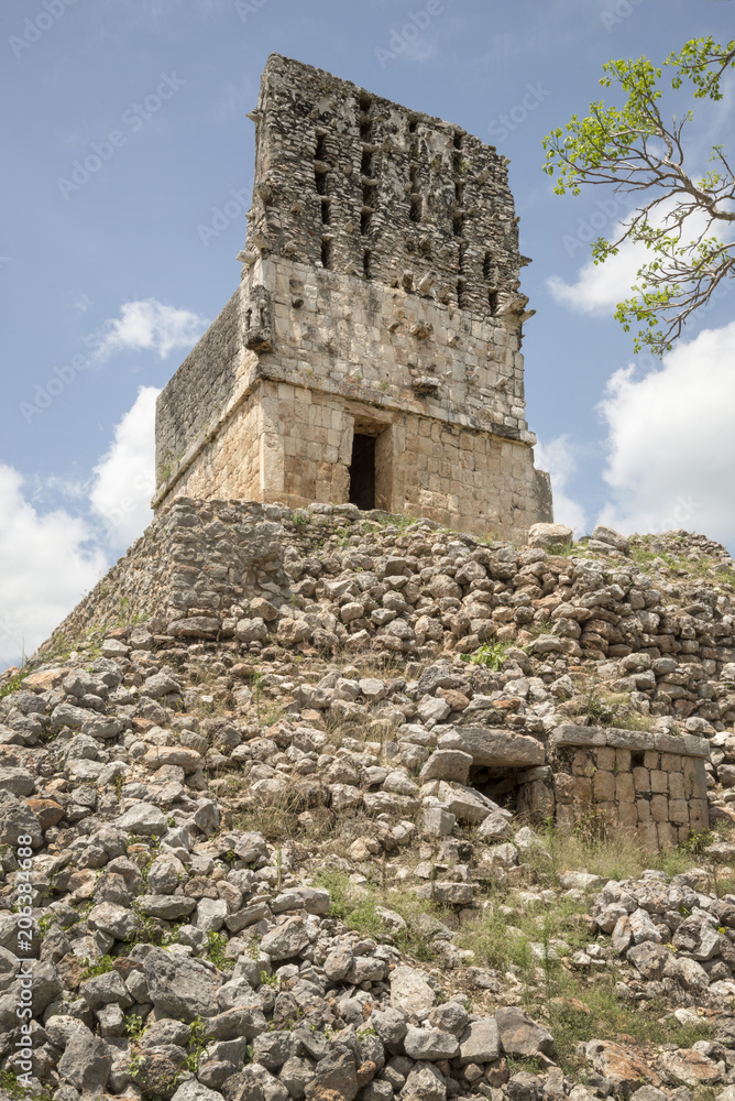 Old Mayan observation point ruin