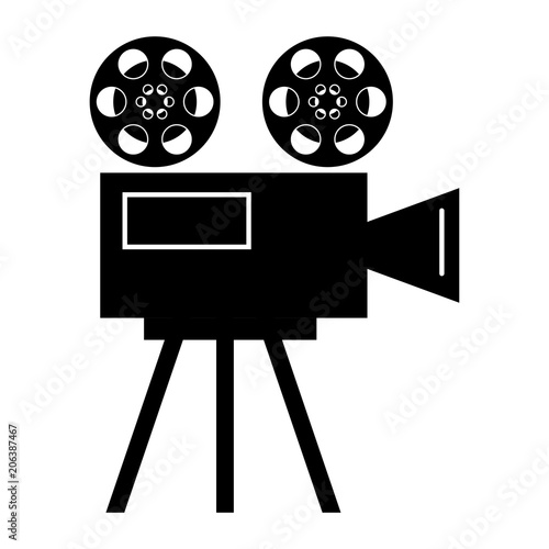  film frame film roll symbol vector