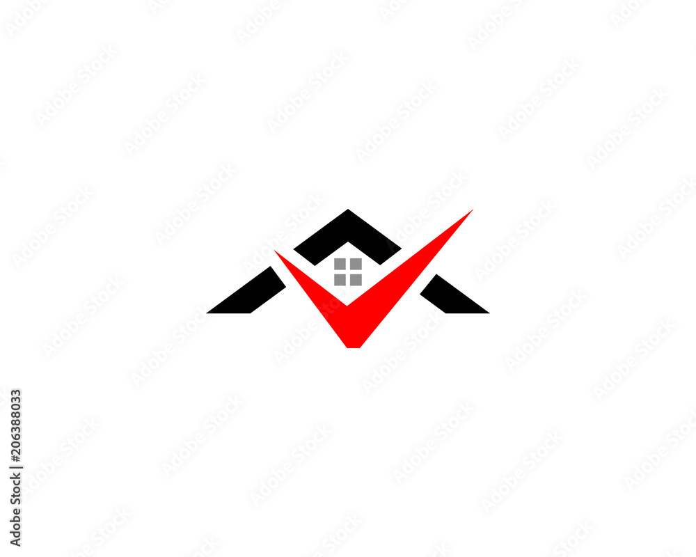 Obraz premium house fix logo