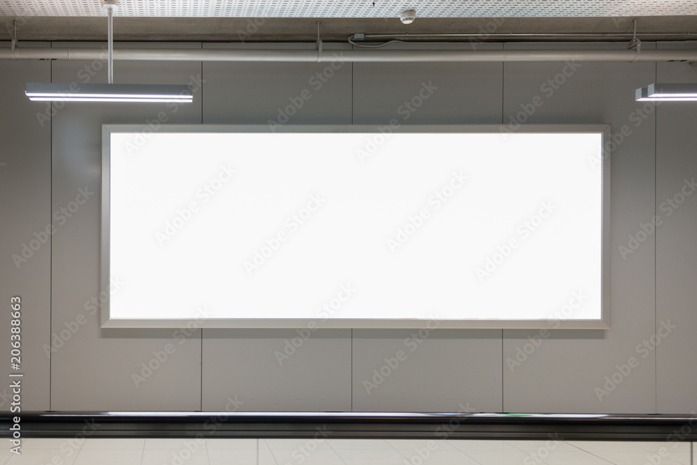 Blank advertising billboard at airport,mockup poster media template ads display Blank advertising billboard at airport,mockup poster media template ads display