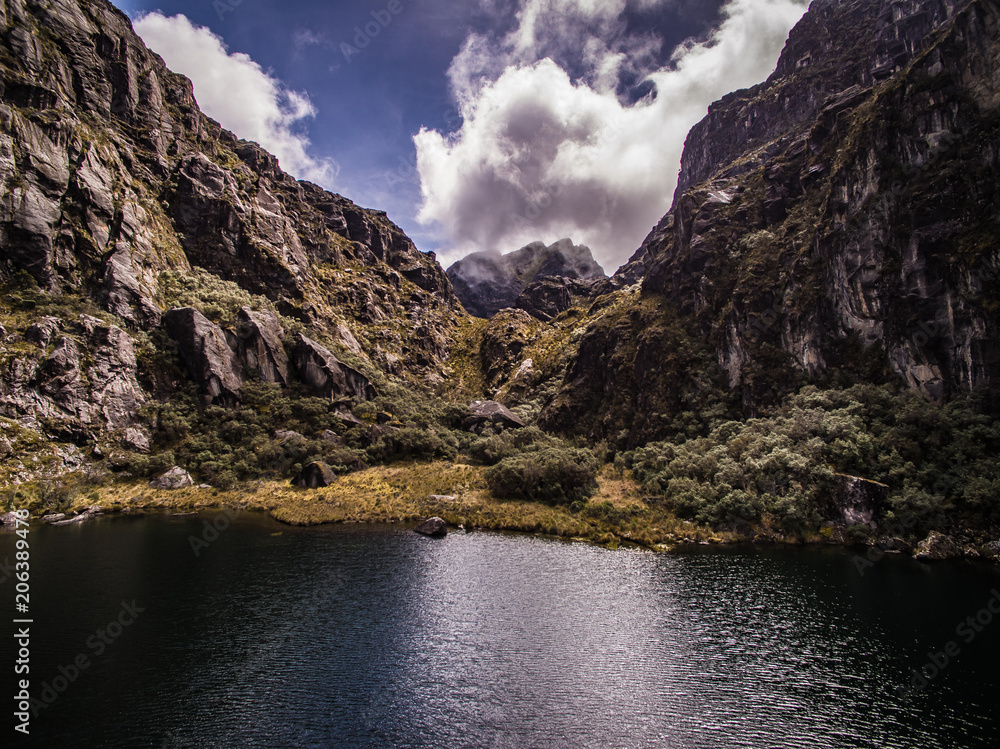 Laguna las Iglesias, Merica, Venezuela. Parque Nacional la Culata