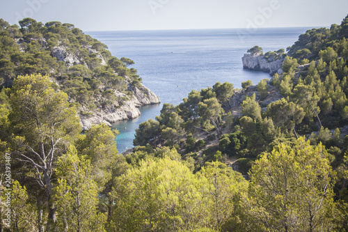 parque natueal en costa azul sur de francia photo