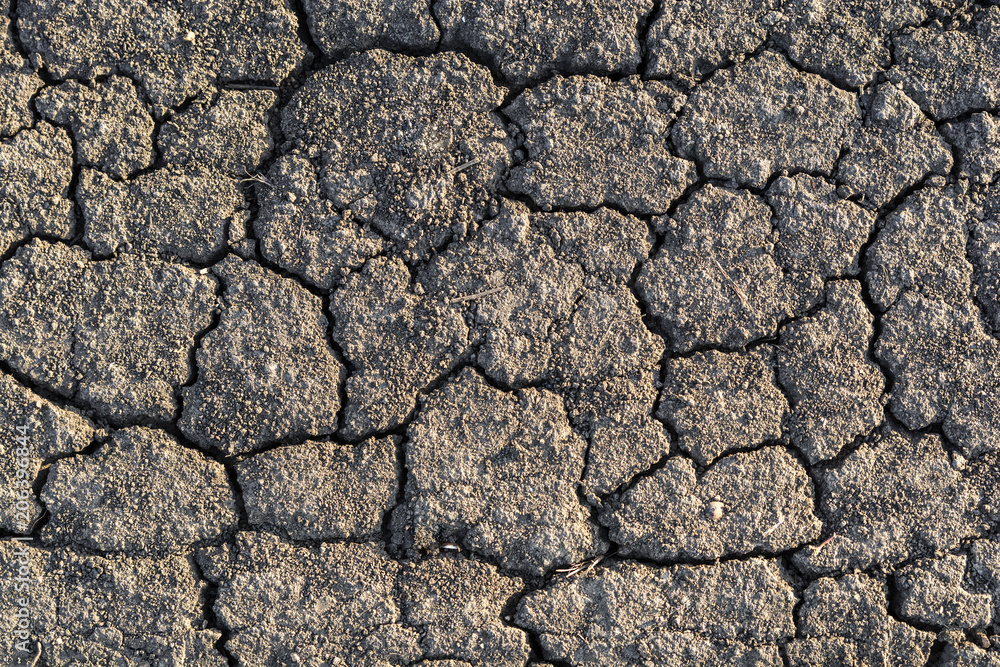 Close up of dry cracked ground for background. Close up of dry cracked ground for background.