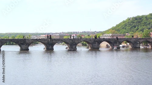 Charles Bridge In Prague, Czech Republic photo