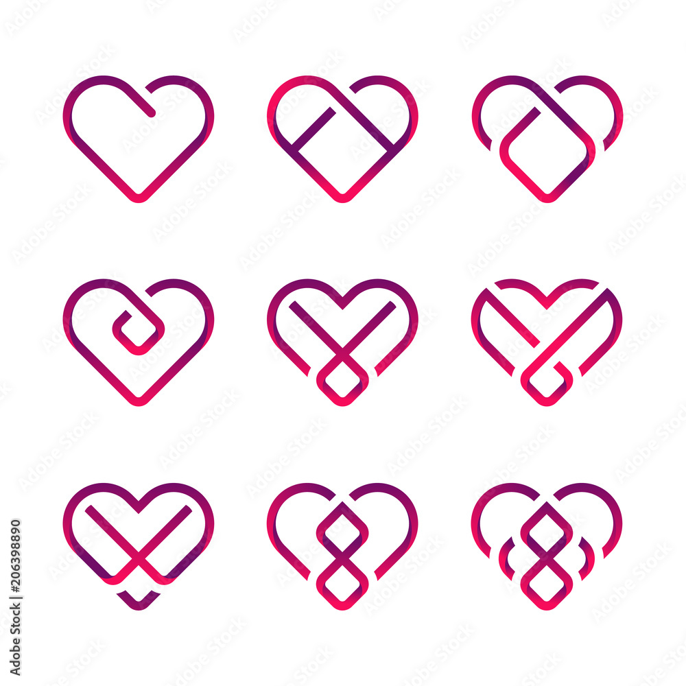 Pro icon hear pack Pro icon hear pack