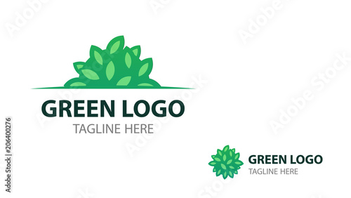 Eco logo with Shrub for sig...