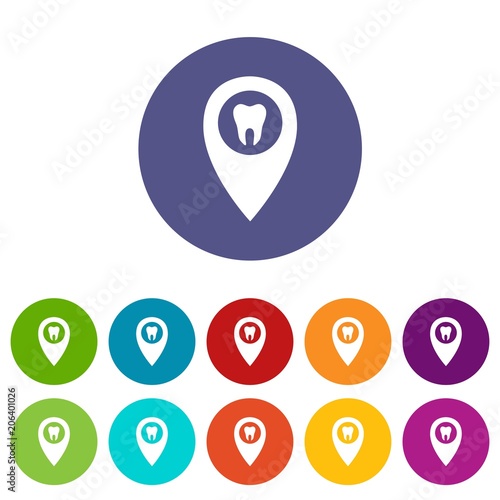 Small tooth icon. Simple illustration of small tooth vector icon for web