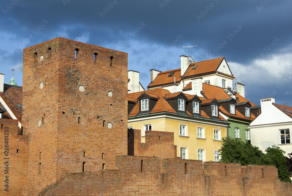 Warsaw Old Town Walls
