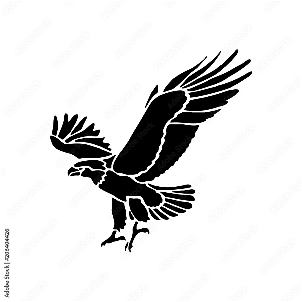 Naklejka premium Eagle icon. Vector Illustration