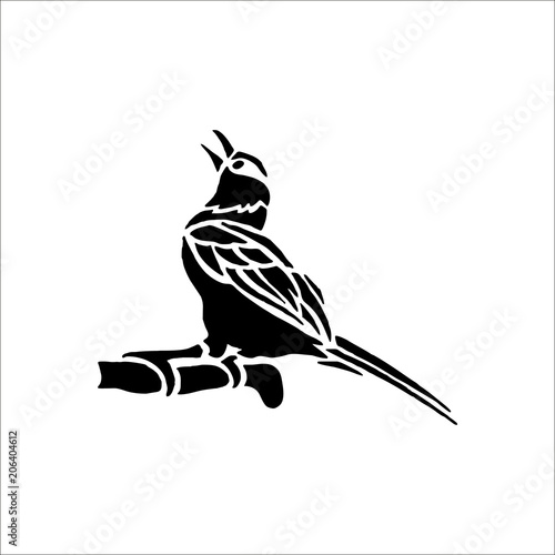 bird icon. Vector Illustration