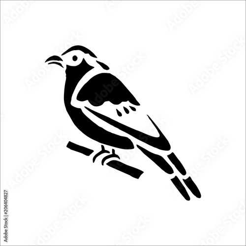 bird icon. Vector Illustration