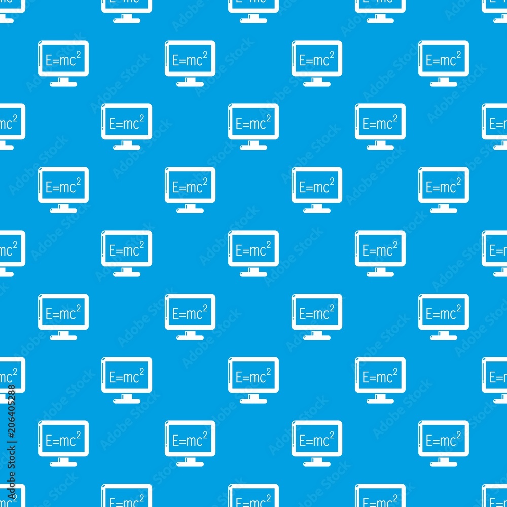 Monitor pattern vector seamless blue repeat for any use Monitor pattern vector seamless blue repeat for any use