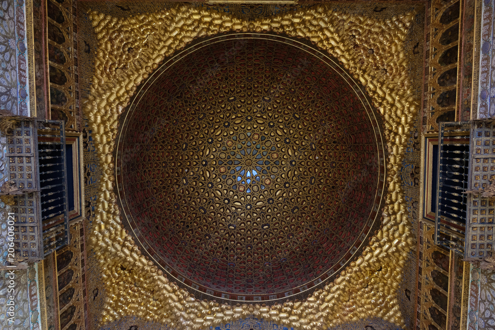 Naklejka premium Königspalast Real Alcazar in Sevilla, Spanien (Andalusien)