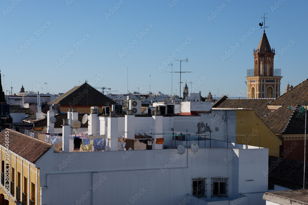 View over the roofs of Seville, Spain View over the roofs of Seville, Spain
