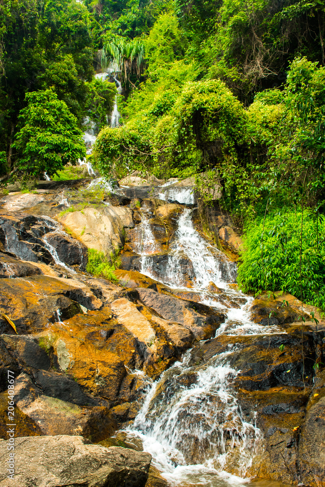 Beautiful Na Muang 2 waterfall, Koh Samui, Thailand
