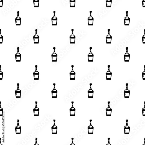 Alcohol pattern vector seamless repeating for any web design